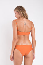 Load image into Gallery viewer, Model Back: Rio De Sol Ensemble Set Ocre Bandeau-Reto Madrid