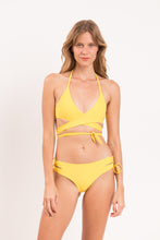 Load image into Gallery viewer, Model Front: Rio De Sol Haut Top Amarelo Kate
