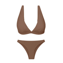 Load image into Gallery viewer, Product Front: Rio De Sol Ensemble Set Sand-Cappuccino Alba Leblon