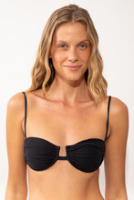 Load image into Gallery viewer, Gallery: Rio De Sol Haut Top Malibu-Black Zaya