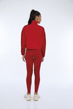 Load image into Gallery viewer, Image 04: Alto Giro Fitness Haut Jaqueta Techno Taslon Com Bolsos Vermelho Haute Red