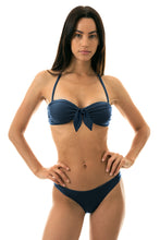 Load image into Gallery viewer, Model Front: Rio De Sol Ensemble Shark Bandeau