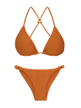 Load image into Gallery viewer, Product Front: Rio De Sol Ensemble Set Ferrugo Tri-Aya Cheeky-Aya
