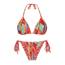 Load image into Gallery viewer, Product Back: Rio De Sol Ensemble Set Floral-Scales Tri-Inv Lacinho