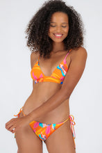 Load image into Gallery viewer, Gallery: Rio De Sol Ensemble Set Orange-Bloom Tri-Cos Ibiza