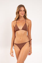 Load image into Gallery viewer, Model Front: Rio De Sol Bas Bottom Sand-Cappuccino Cheeky-Micro