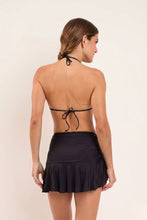 Load image into Gallery viewer, Model Back: Rio De Sol Jupe De Page Mini Skirt Nero