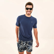 Load image into Gallery viewer, Image 05: Uv Line Short De Bain Short Acqua Coqueiros Marinho Upf50+