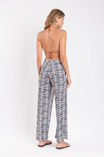 Load image into Gallery viewer, Model Back: Rio De Sol Pantalon De Plage Ikat Wide Pants