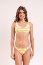 Load image into Gallery viewer, Model Front: Rio De Sol Bas Bottom Sunshine Leblon