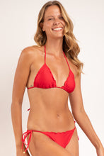 Load image into Gallery viewer, Image 06: Rio De Sol Haut Top Microfibra-Chic-Red Frufru