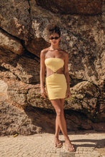 Load image into Gallery viewer, Image 05: Rio De Sol Mini Dress Drift-Butterglow Lulu Dress