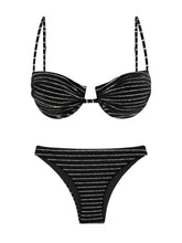 Load image into Gallery viewer, Product Front: Rio De Sol Ensemble Set Linea-Black Zaya Leblon