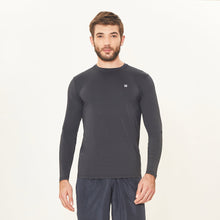 Load image into Gallery viewer, Model Front: Uv Line T-Shirt Longsleeve Uv X Pro Preto Upf50+