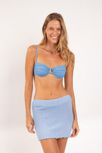 Load image into Gallery viewer, Model Front: Rio De Sol Jupe De Page Drift-Cianita Lila Skirt