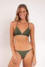 Load image into Gallery viewer, Model Front: Rio De Sol Bas Bottom Shimmer-Croco Cheeky-Noa