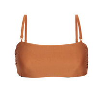 Load image into Gallery viewer, Product Front: Rio De Sol Haut Top Nocciola Bandeau-Reto