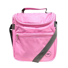 Load image into Gallery viewer, Model Front: Alto Giro Sac De Plage Bolsa Termica Alto Giro Rosa Mauve