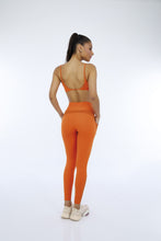 Load image into Gallery viewer, Model Back: Alto Giro Fitness Bas Legging Hyper Regulagem No Cos Laranja Orangeade