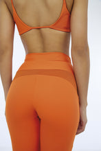 Load image into Gallery viewer, Image 05: Alto Giro Fitness Bas Legging Hyper Regulagem No Cos Laranja Orangeade