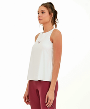 Load image into Gallery viewer, Image 02: Alto Giro Fitness Haut Ragata Radiosa Abertura Costas Off White