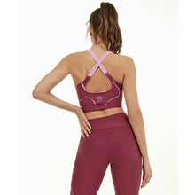Load image into Gallery viewer, Model Back: Alto Giro Fitness Haut Top Dupla Face Confort E Estampado Motion