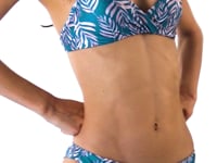 Load and play video in Gallery viewer, Video: Rio De Sol Ensemble Set Palms-Blue Balconet-Inv Nice