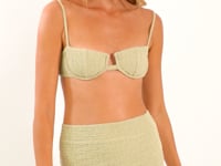 Load and play video in Gallery viewer, Video: Rio De Sol Jupe De Page Brisa-Pistache Rubi Skirt