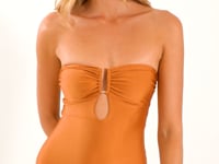 Load and play video in Gallery viewer, Video: Rio De Sol Une Pièce Shimmer-Nocciola Sara-Op