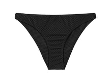 Load image into Gallery viewer, Product Front: Rio De Sol Bas Bottom Cloque Preto Recorte