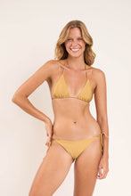 Load image into Gallery viewer, Model Front: Rio De Sol Bas Bottom Fluity-Dourado Ibiza-Comfy