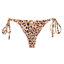 Load image into Gallery viewer, Product Front: Rio De Sol Bas Bottom Leopard Cheeky-Micro