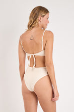 Load image into Gallery viewer, Model Back: Rio De Sol Bas Bottom Malibu-Natural High-Waist-Spin-Iris