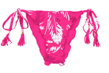 Load image into Gallery viewer, Product Front: Rio De Sol Bas Bottom Pink-Palms Frufru