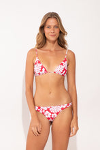 Load image into Gallery viewer, Model Front: Rio De Sol Bas Bottom Pua-Hibiscus Leblon