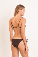 Load image into Gallery viewer, Model Back: Rio De Sol Bas Bottom Shimmer-Coffee Ibiza-Comfy