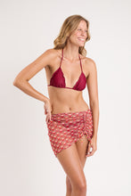 Load image into Gallery viewer, Image 05: Rio De Sol Jupe De Page Floral-Scales Mini Skirt Ruched