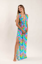 Load image into Gallery viewer, Image 05: Rio De Sol Vêtement De Plage Fusion Long Dress Soleil