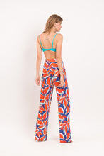 Load image into Gallery viewer, Image 08: Rio De Sol Pantalon De Plage Leaves Wide Pants