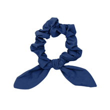 Load image into Gallery viewer, Product Front: Rio De Sol Chouchou Navy Scrunchie