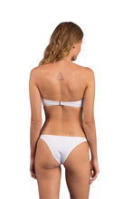 Load image into Gallery viewer, Model Back: Rio De Sol Ensemble Set Bora-White Bandeau-Joy Leblon