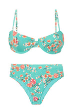 Load image into Gallery viewer, Product Front: Rio De Sol Ensemble Set Botanic Balconet Hotpant-Cos