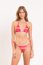 Load image into Gallery viewer, Model Front: Rio De Sol Ensemble Set Cher Tri-Inv Cheeky-Tie