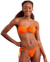 Load image into Gallery viewer, Gallery: Rio De Sol Ensemble Set Dots-Orange Balconet-Tie Pipa