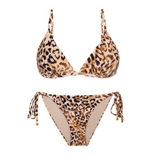 Load image into Gallery viewer, Product Front: Rio De Sol Ensemble Set Leopard Tri-Fixo Ibiza-Comfy