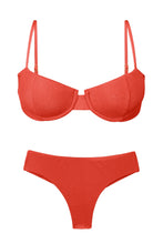 Load image into Gallery viewer, Product Front: Rio De Sol Ensemble Set Malibu-Chili Balconet Ciao