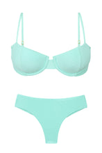 Load image into Gallery viewer, Product Front: Rio De Sol Ensemble Set Malibu-Menta Balconet Ciao