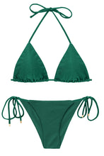 Load image into Gallery viewer, Product Front: Rio De Sol Ensemble Set Shimmer-Palace Tri-Inv Cheeky-Tie
