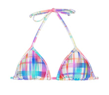 Load image into Gallery viewer, Product Front: Rio De Sol Haut Soutien Plaid Micro