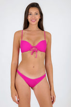 Load image into Gallery viewer, Model Front: Rio De Sol Haut Top Cotele-Amaranto Balconet-Pushup